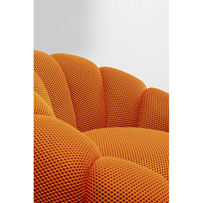 KARE Design Swivel Armchair Peppo Bloom Orange