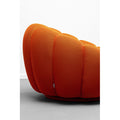 KARE Design Swivel Armchair Peppo Bloom Orange