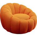 KARE Design Swivel Armchair Peppo Bloom Orange