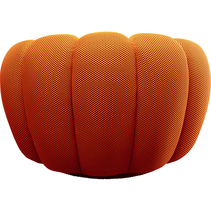 KARE Design Swivel Armchair Peppo Bloom Orange