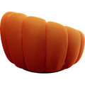 KARE Design Swivel Armchair Peppo Bloom Orange