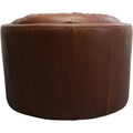 KARE Design Swivel Armchair Music Hall Leather Brown