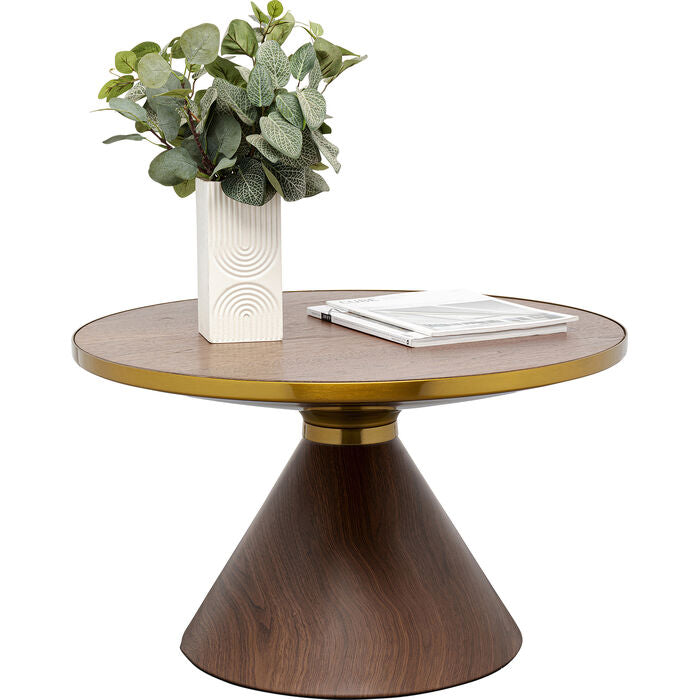 Coffee Table Cono Walnut Ø70cm