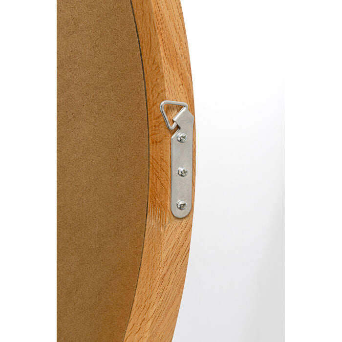 KARE Design Wall Mirror Cleo Oak Ø100cm