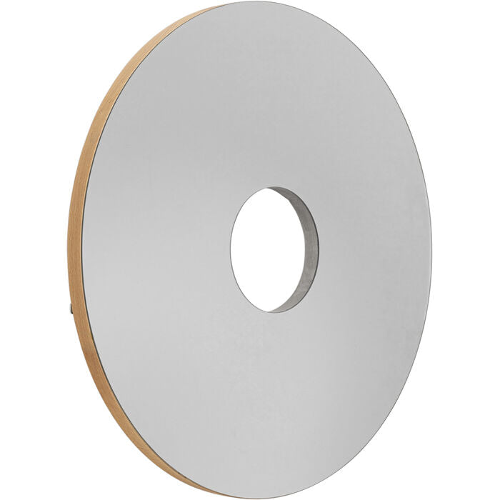 KARE Design Wall Mirror Cleo Oak Ø100cm