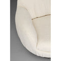 KARE Design Nube Boucle Swivel Armchair Cream 90x88x77 cm