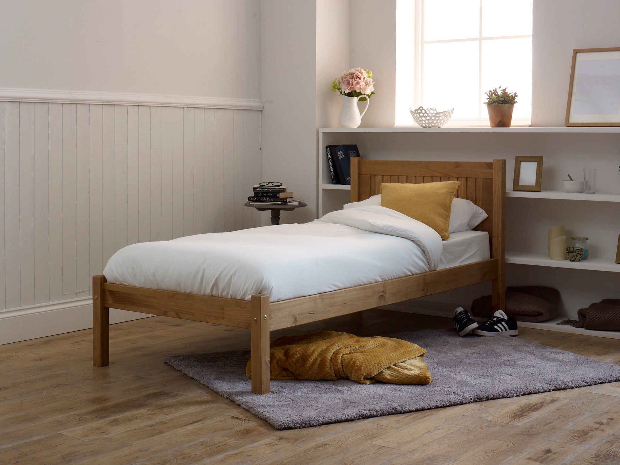 LL Capricorn Pine 4ft Small Double Bed Frame