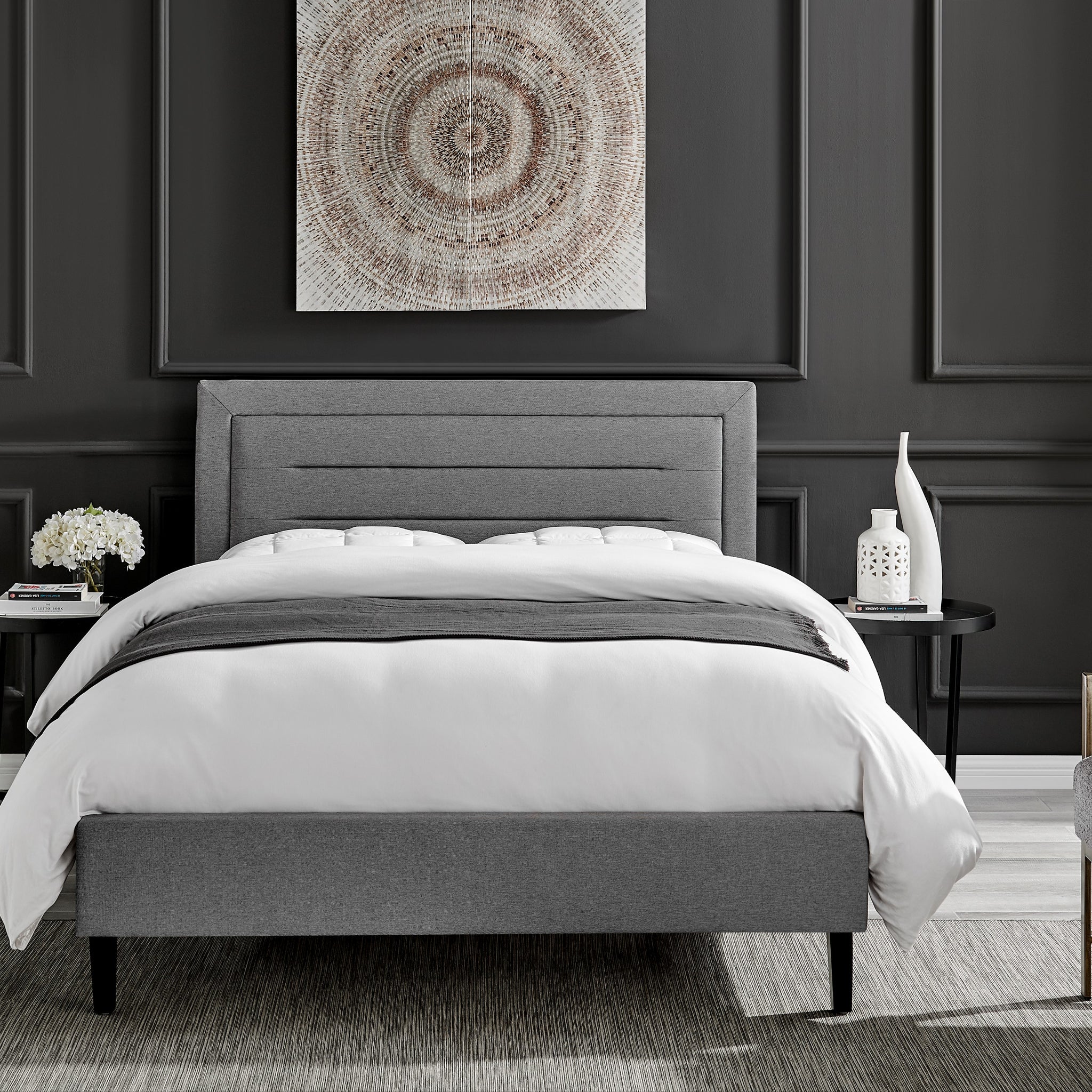 LL Picasso Grey 4ft6 Double bed Frame