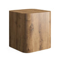 Wooden cube on a white background
