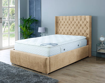 Nylasor Naples Sand All Buttoned 3ft Bed