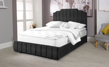 Oced Naples Black 5ft Bed