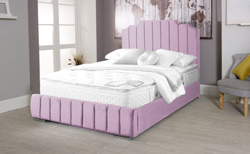 Oced Velvet Pink 5ft Bed