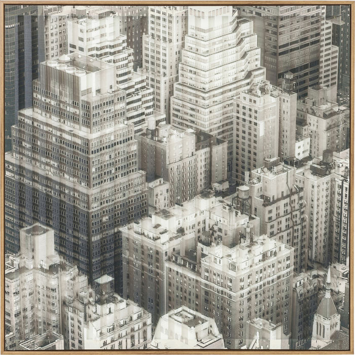 Picture Frame Art 3D City View One 80x80cm - Kian Furniture