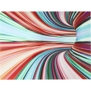 Picture Glass Colorful Intoxication 120x160cm
