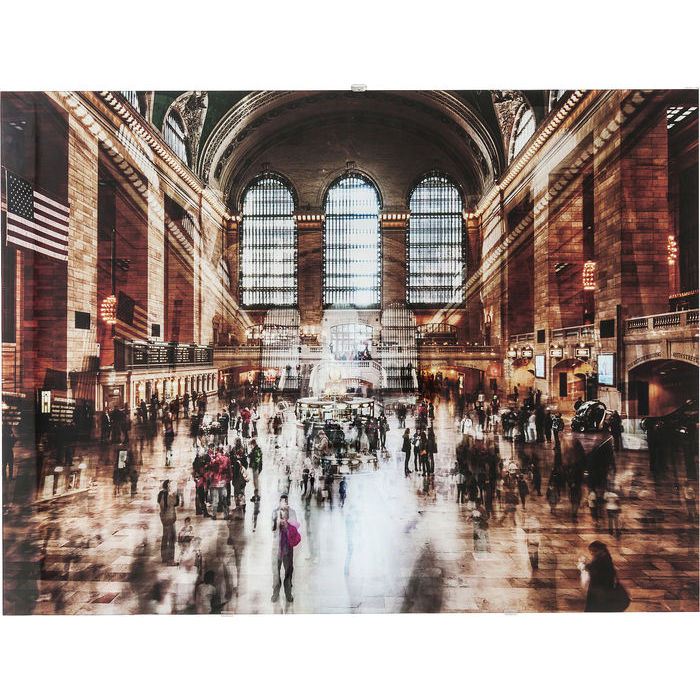 Picture Glass Grand Central Station 90x120cm