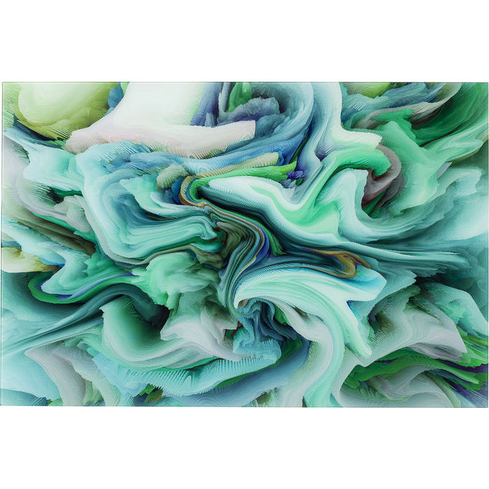 Picture Glass Storm Green 80x120cm