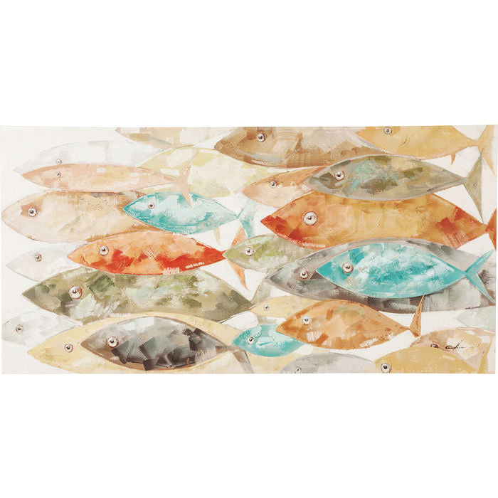 Picture Touched Shoal 70x140cm
