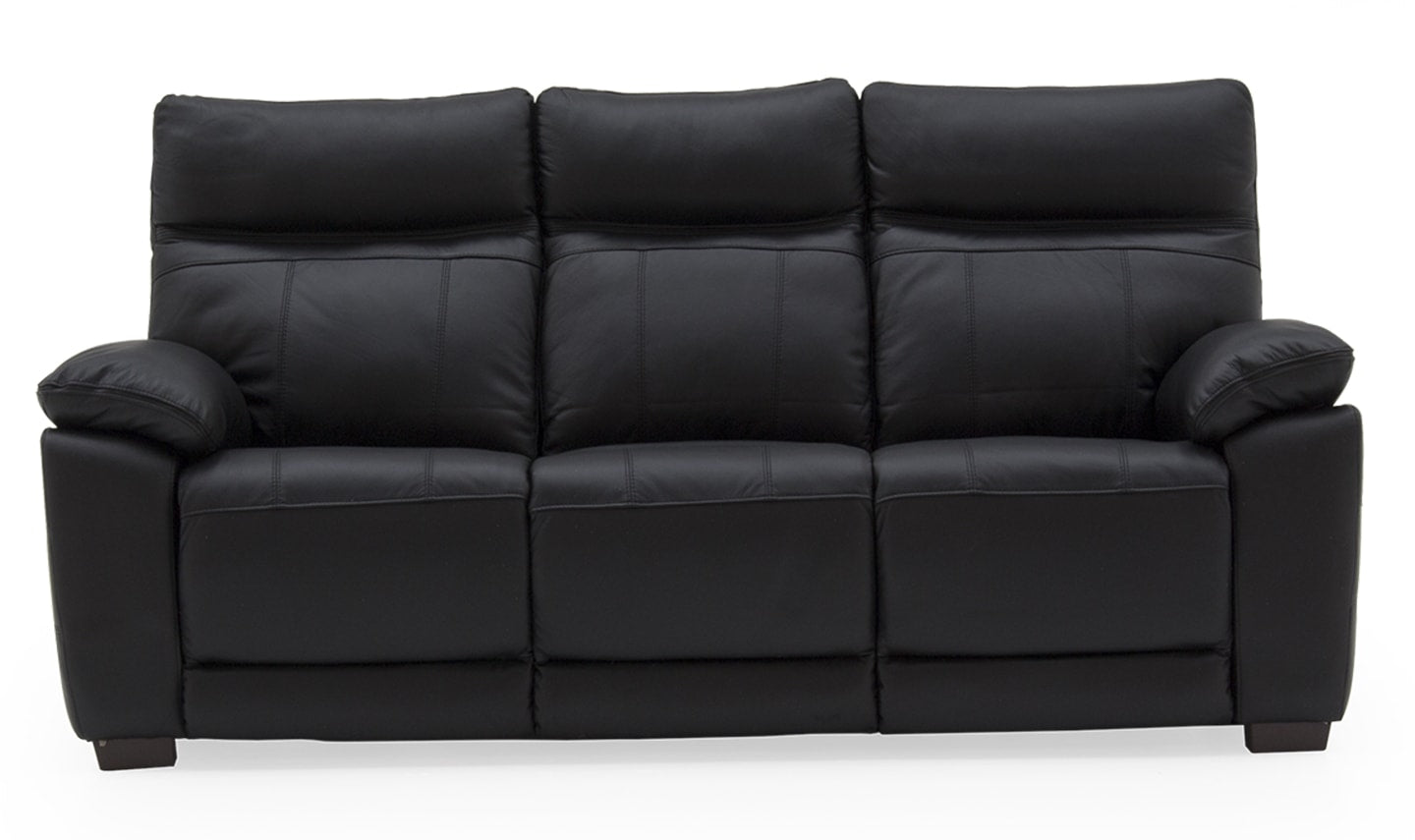 VL Positano 3 Seater Fixed - Black