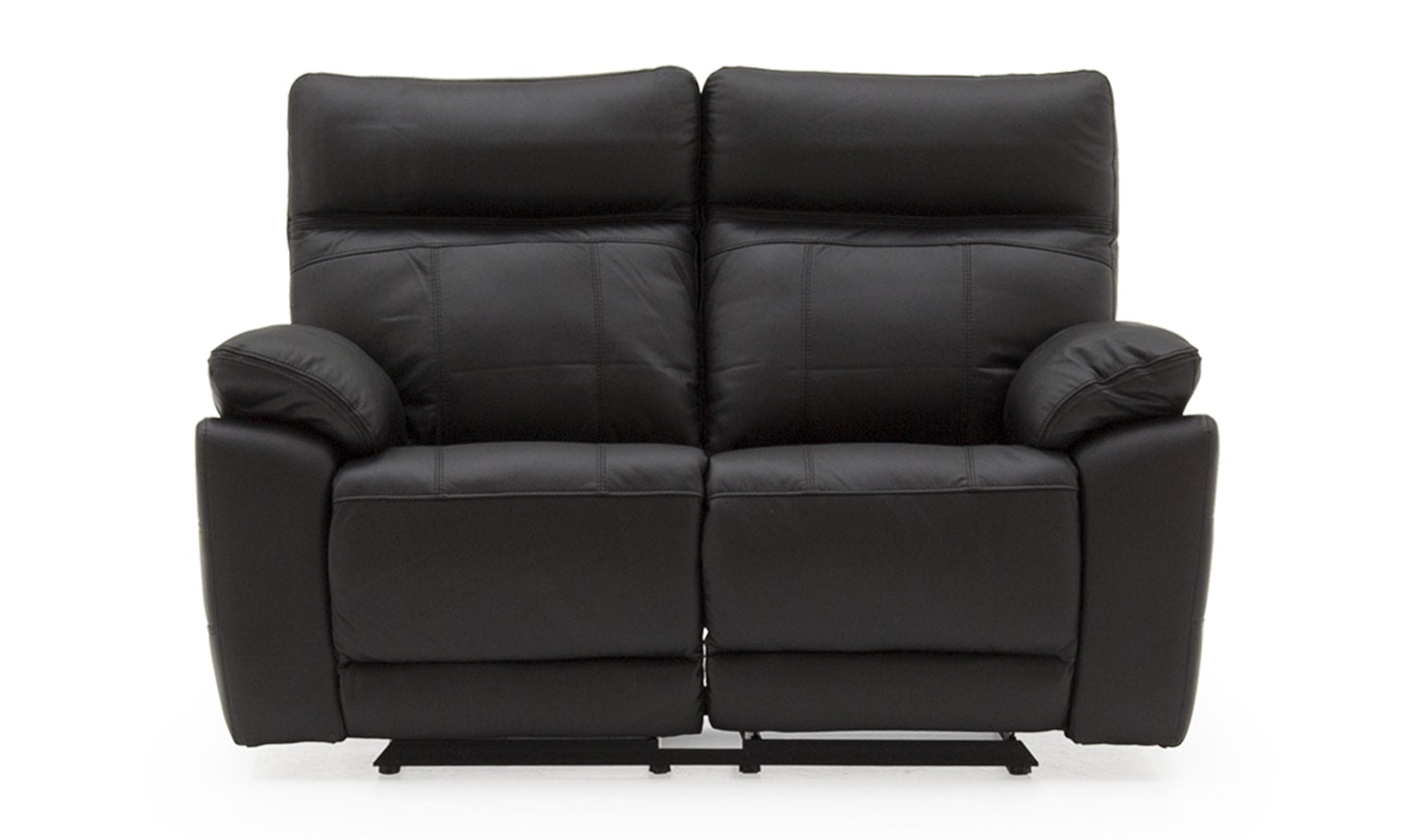 VL Positano 2 Seater Recliner - Black (Nett)