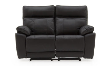 VL Positano 2 Seater Recliner - Black (Nett)