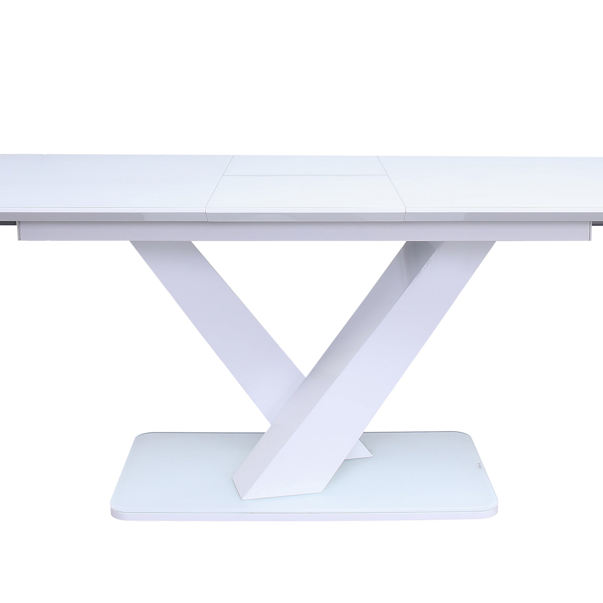 VL Rafael Dining Table Ext - White Gloss 1200/1600