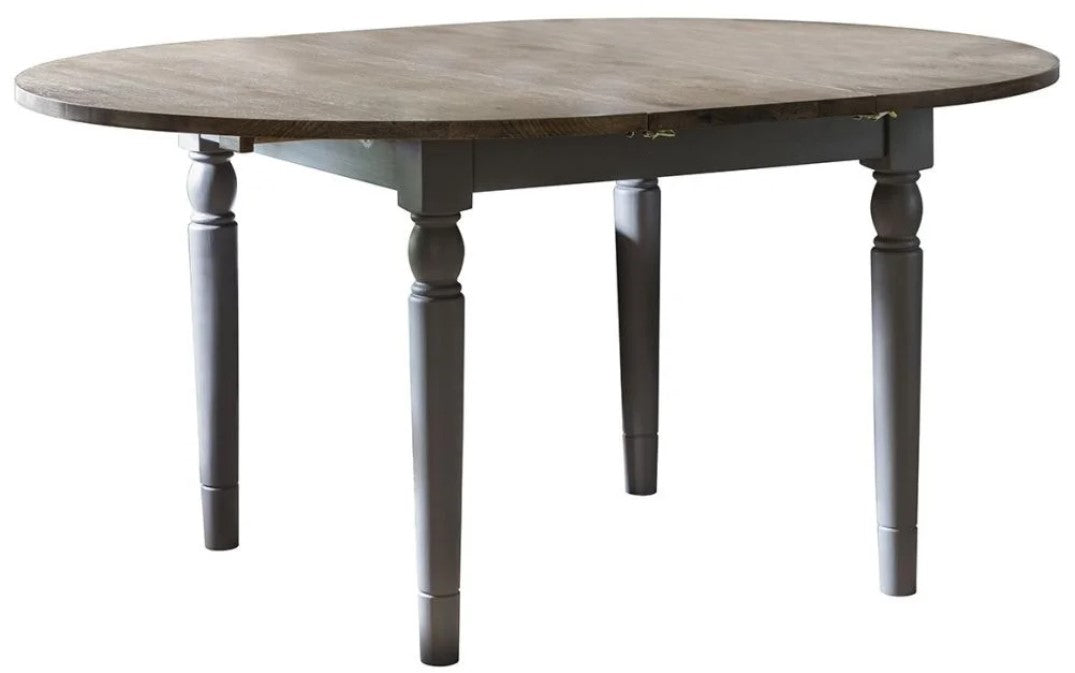 GA Cookham Round Extending Dining Table Grey
