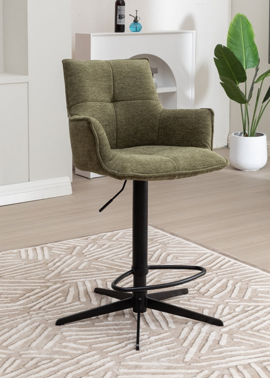 Halo Fabric Counter Stool