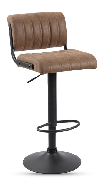 AM Leather Paris Bar Stool