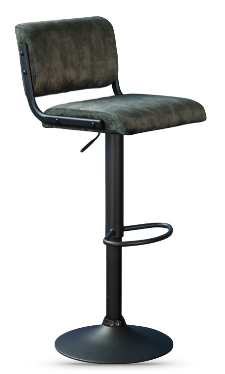 AM Velvet Paris Bar Stool