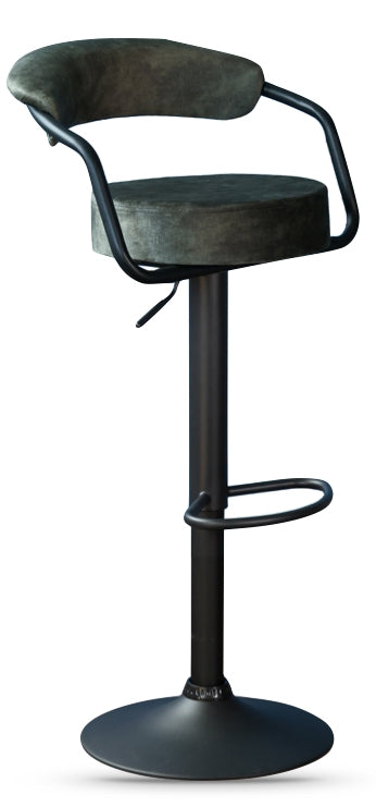 AM Velvet Hanna Bar Stool