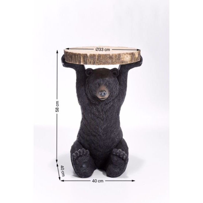 Side Table Animal Bear Ø40cm