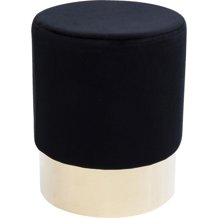 Stool Cherry Black Brass Ø35cm