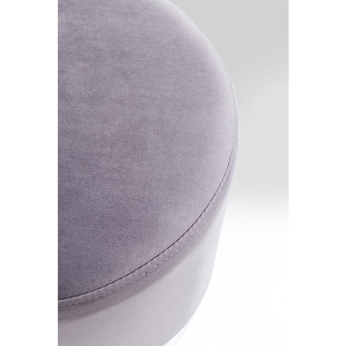 Stool Cherry Light Grey Silver Ø35cm