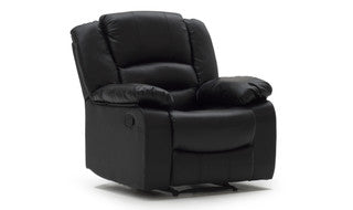 VL Barletto 1 Seater Recliner - Black (Nett)