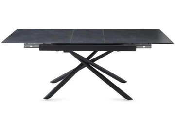 Ventura 160cm Automatic Extension Dining Table Dark Grey