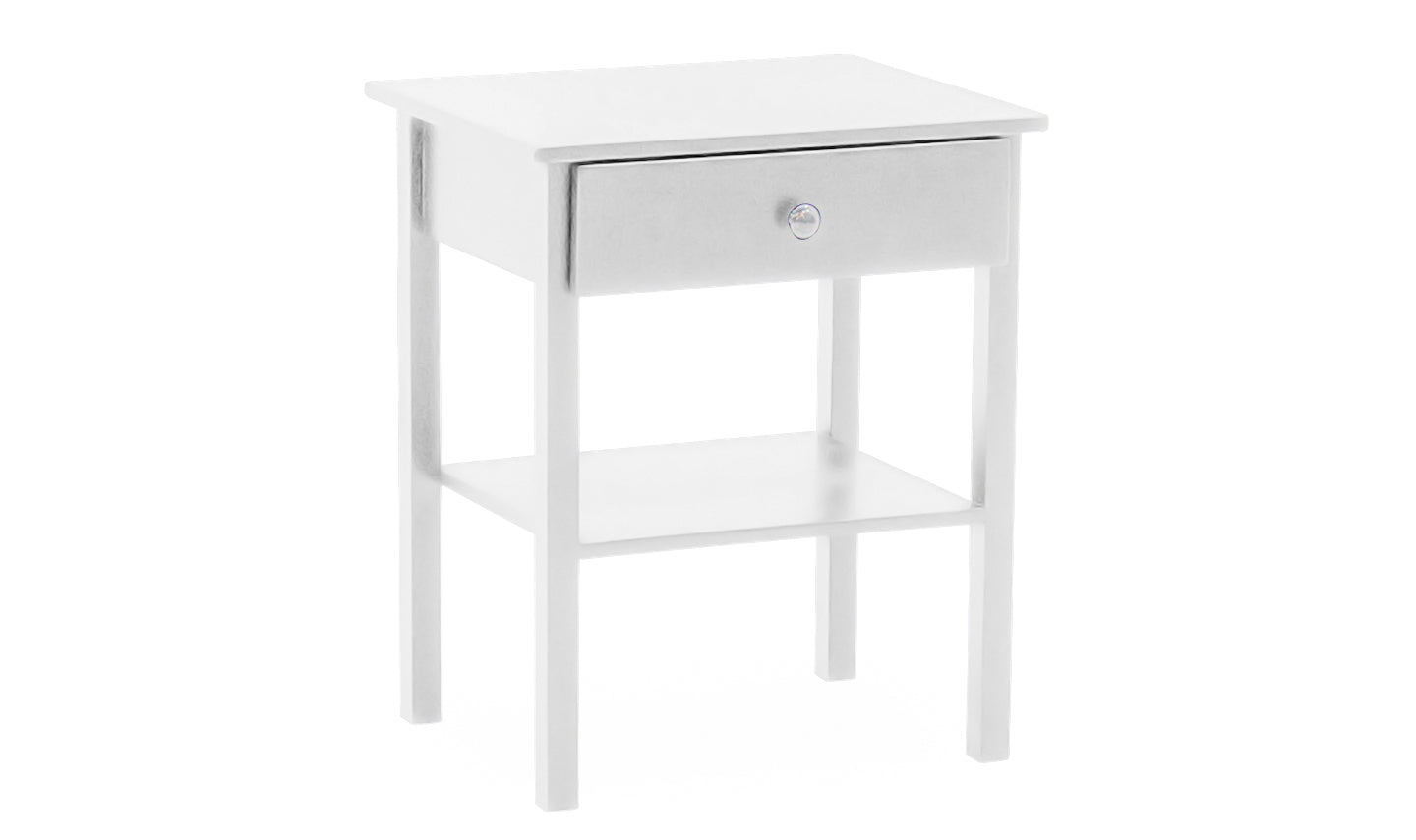 VL Willow Bedside Table - White