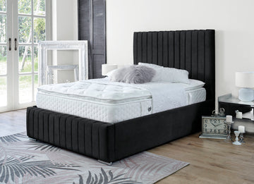 Yllas Naples Black 3ft Bed