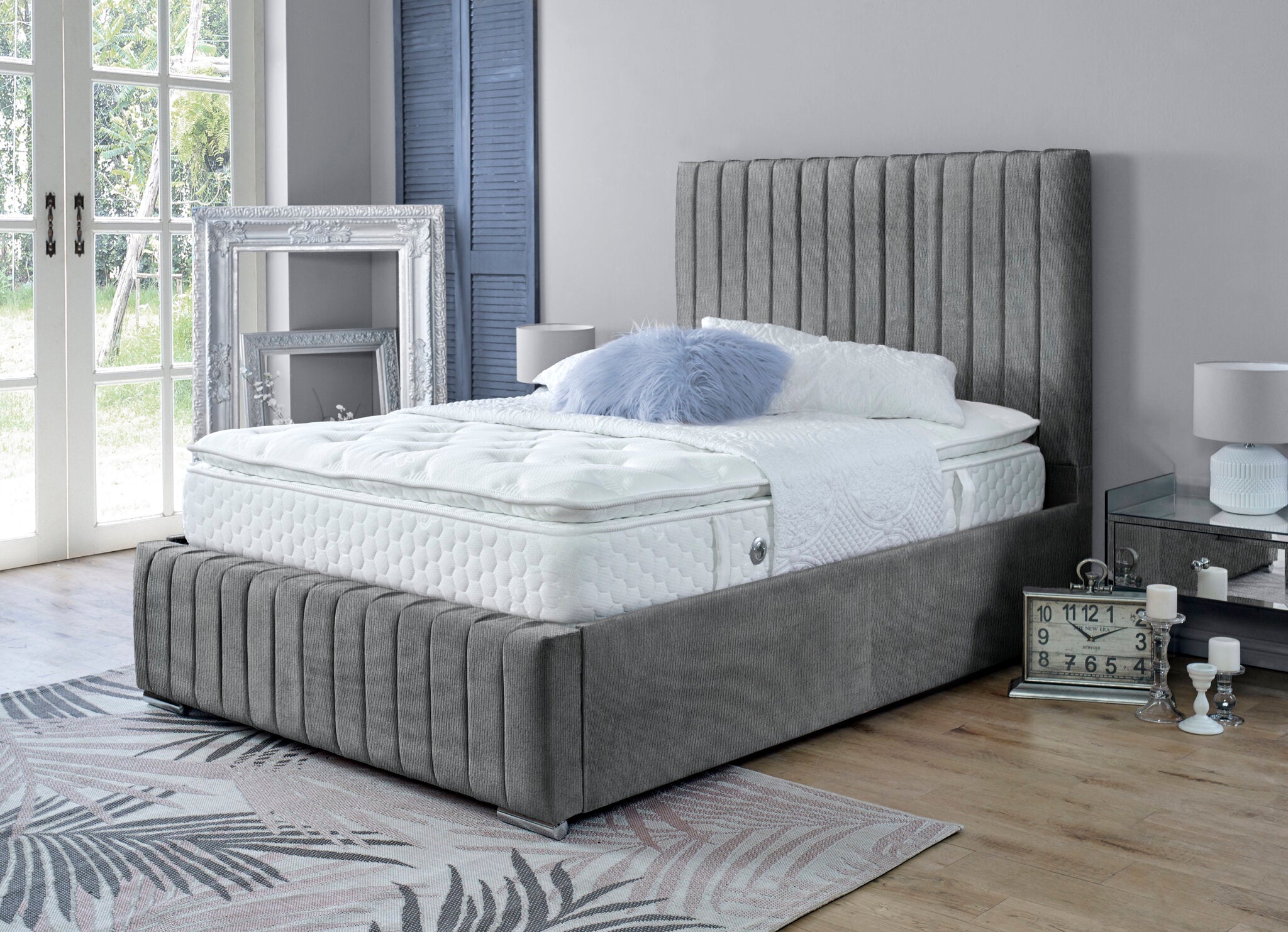 SB Yllas Naples Grey 3ft Bed