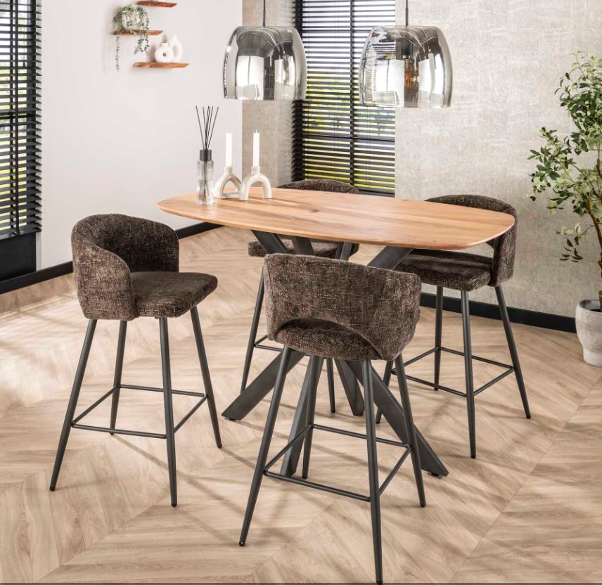 ZI Snoop Stool 48B - Boucle Grey