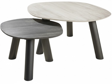 Enzo Ceramic Coffee Tables Set of 2