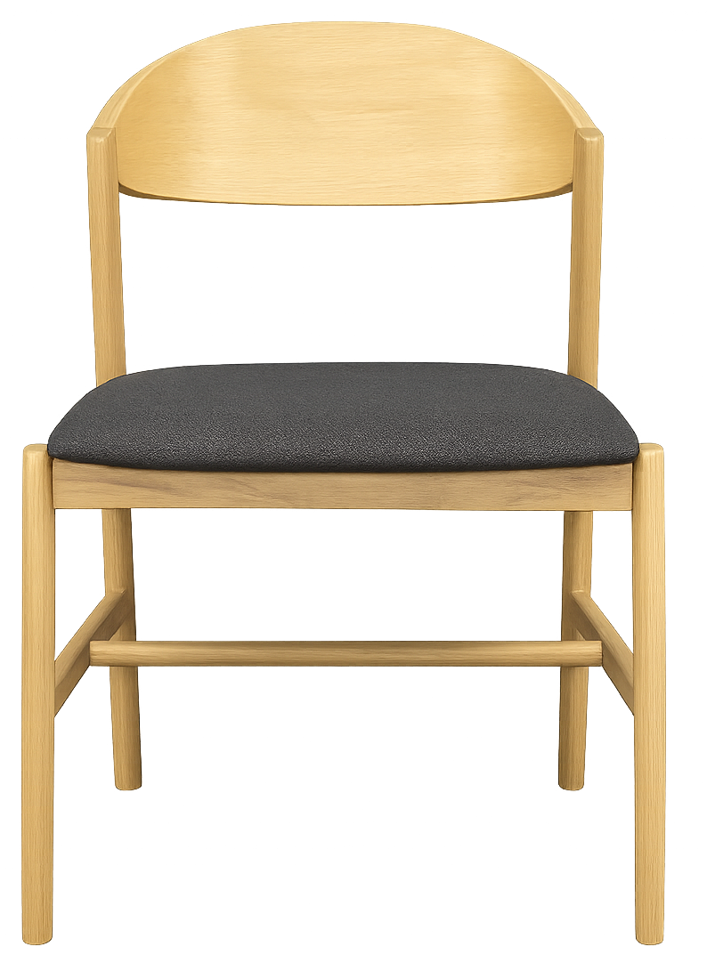 AM Carrington Oak Dining Chair Type 2