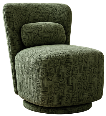 Swivel Armchair Aura Fabric