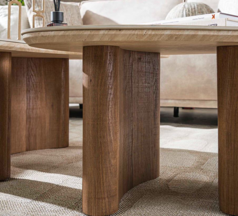 ZI Romano Organic Set of 2 Coffee Table