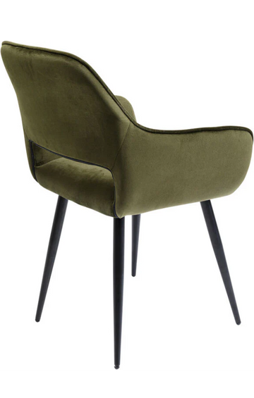 Chair with Armrest San Francisco Dark Green