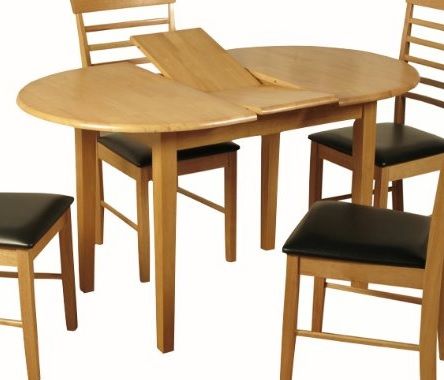 AM Hanover Oval Bfly Table