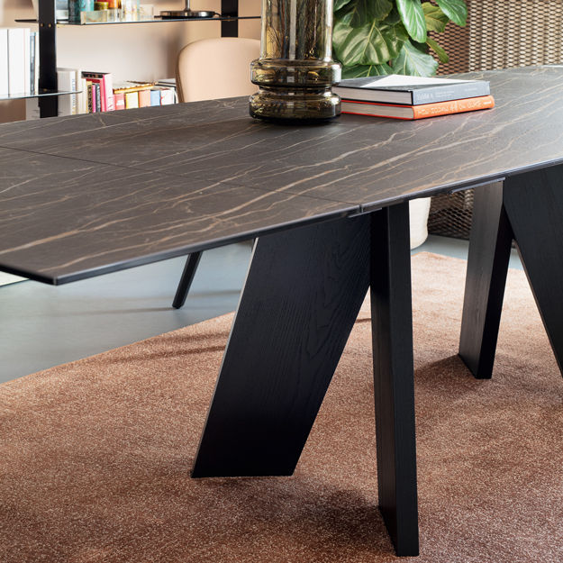 Connubia Victor Extending Dining Table Ceramic Top