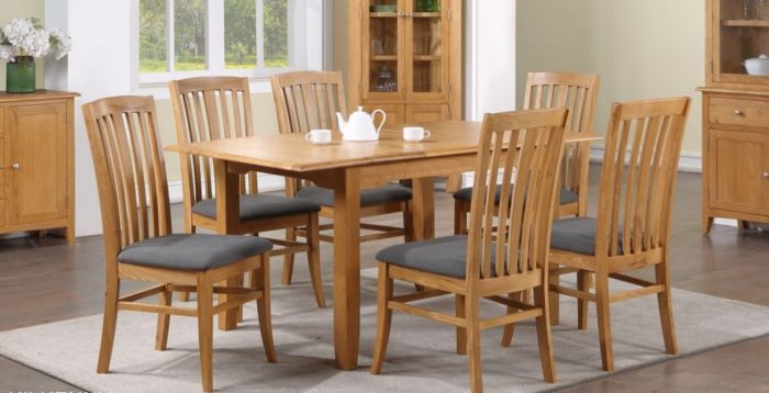 AM Kilkenny Oak 120cm Dining Set