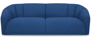Blue sofa on a white background