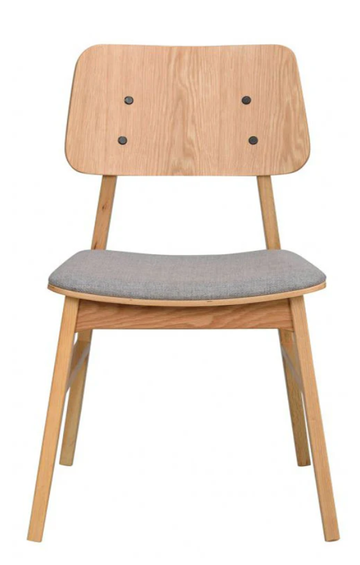 RO Nagano Chair Oak/Light Grey