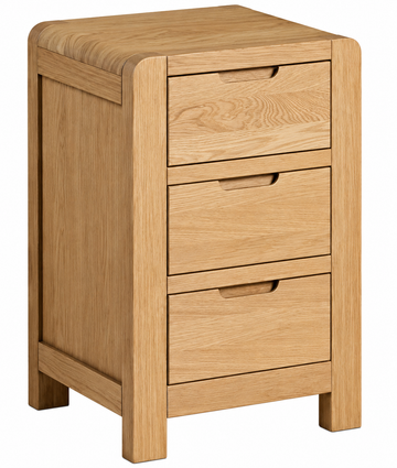 Edson 3 Oak Drawer Bedside